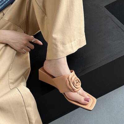 CHIKO Jessenia Open Toe Wedge Slides Sandals