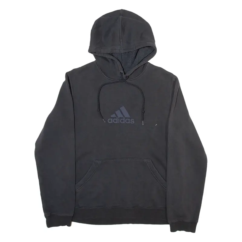 ADIDAS Mens Black Hoodie M