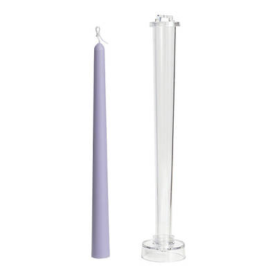 Transparent Plastic Candle Molds