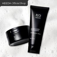 HEEDA Charcoal Double Cleansing Duo - Deep Cleanse & Glass Skin Facial Skincare - Vegan, Hydrating, Pore Tightening, Korean C...