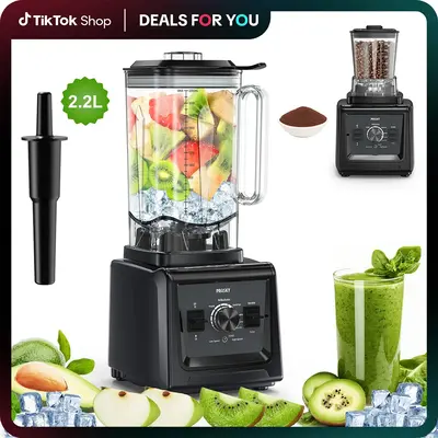 Prasky Professional Blender,Large capacity Smoothies Blenders, PRASKY Max 2400Watts/1000Watts Blender and Grinder Combo 25000...