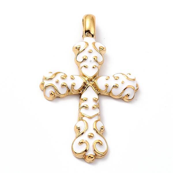Rack Plating Alloy Enamel Big Pendants