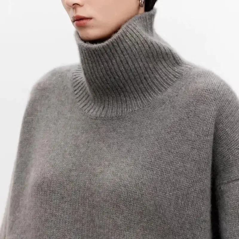 Valora Cashmere High-Neck Sweater