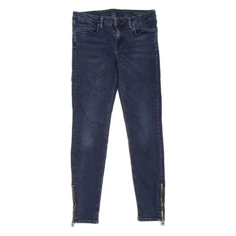 ALL SAINTS Rail Womens Jeans Blue Slim Skinny W28 L28