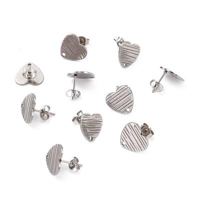 Non-Tarnish 304 Stainless Steel Stud Earring Findings