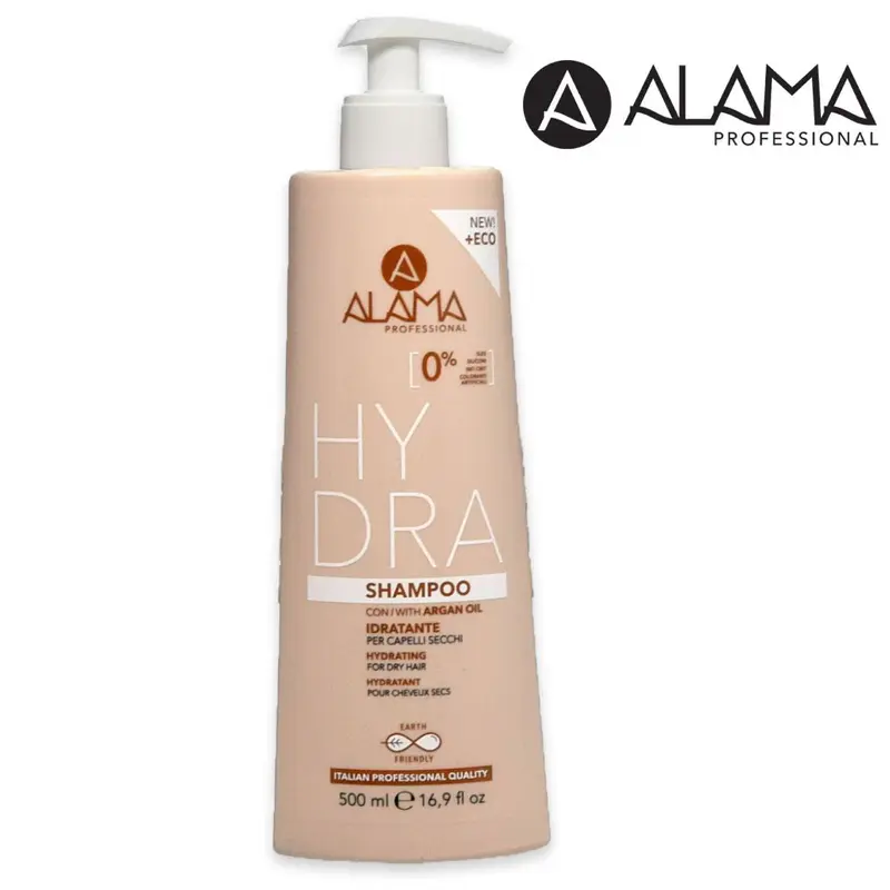 Alama Hydra Moisturizing Shampoo For Dry Hair With Argan Oil 500Ml