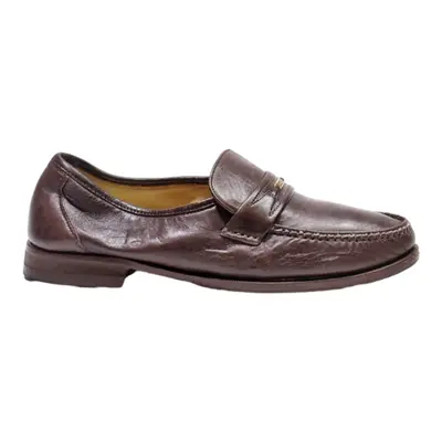 BALLY Loafer Shoes Black Leather Womens UK 4