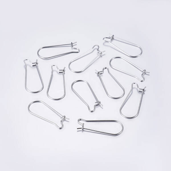 Tarnish Resistant 304 Stainless Steel Hoop Earrings