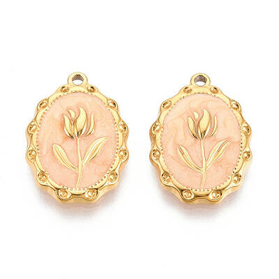 304 Stainless Steel Enamel Pendants