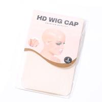 1 Bag 2 Counts Invisible and Breathable HD Wig Cap for Human Hair/Synthetic Wig Installations Easy to Wear