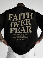 Men's Regular Fit Slogan Graphic Round Neck Tee, Casual  Slogan Tees, Comfortable Streetwear Short Sleeve T-shirt for Summer,...