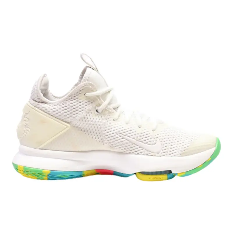 NIKE LeBron Witness 4 2020 High Top Trainers White Synthetic Mens UK 7.5