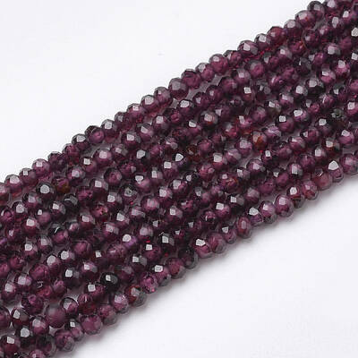 Natural Garnet Beads Strands