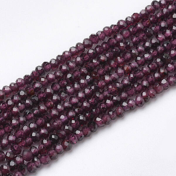 Natural Garnet Beads Strands