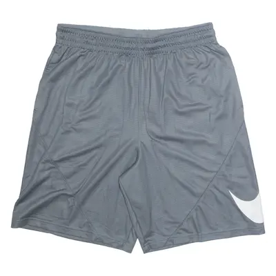 NIKE Dri-Fit Mens Sports Shorts Grey XL W32