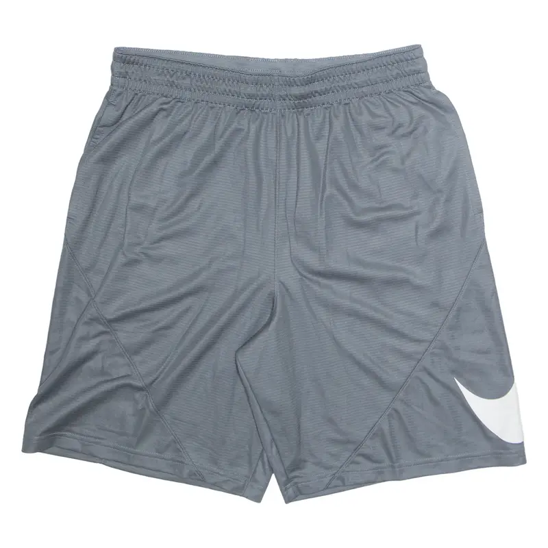 NIKE Dri-Fit Mens Sports Shorts Grey XL W32