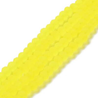 Transparent Glass Beads Strands