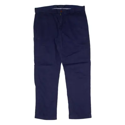 TOMMY HILFIGER Mens Trousers Blue Regular Straight W34 L30