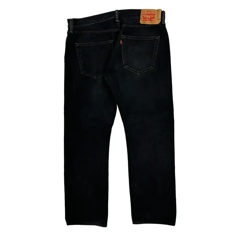 501 Levis Jeans - 34W 29L Black Cotton