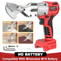 Sheet Metal Cutter for Milwaukee M18 Li-ion Battery, Battery Not Included, Sheet Metal Nibbler - 221 Ft-Lbs Torque Metal Shea...