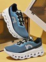 Unisex Fashionable Breathable Mesh Sneakers, Casual Comfortable Lace Up Low Top Sports Running Shoes for Men & Women, Trendy ...