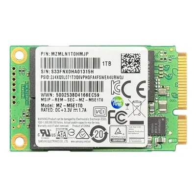 MZ-M5E1T0B Samsung 850 EVO Series 1TB mSATA 6GB/s SATA 1GB Cache V-NAND Solid State Drive