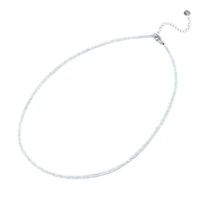 Agato Mineral Necklace with Chalcedony Beads POL-N17/47L