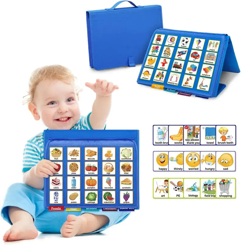 【TikTok Hot Sale】Montessori preschool education, communication books, busy books for young children, non-verbal communica...