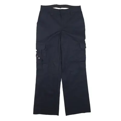 HORACE SMALL Cargo Workwear Trousers Blue Regular Straight Mens W28 L28