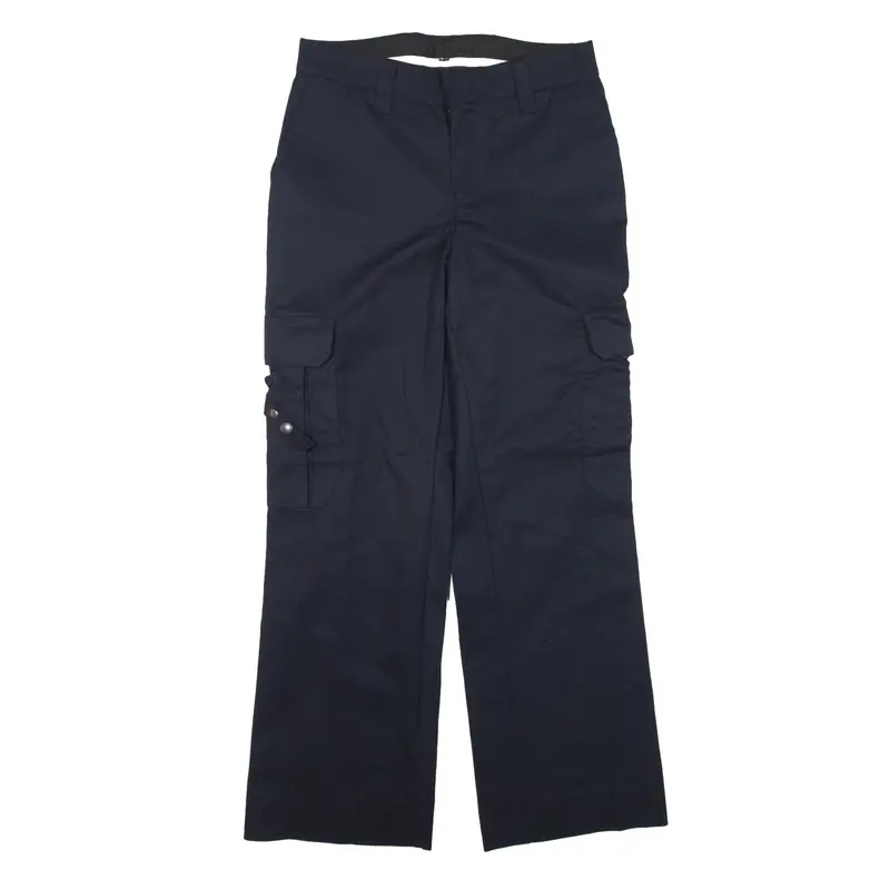 HORACE SMALL Cargo Workwear Trousers Blue Regular Straight Mens W28 L28