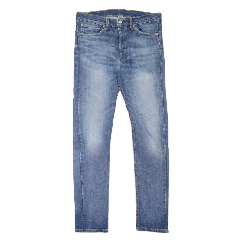 LEVI'S 510 Mens Jeans Blue Slim Skinny Stone Wash W34 L34