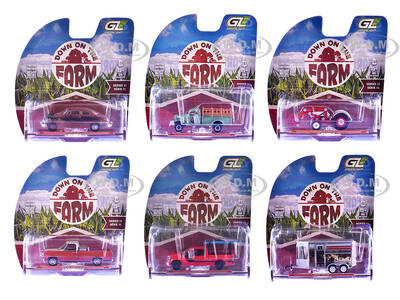 Down on the Farm Series 11 Set of 6 pieces 1/64 Diecast Models by Greenlight