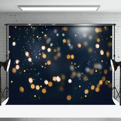 Aperturee Elegant Snowflake Sweet Bokeh Christmas Backdrop - Aperturee