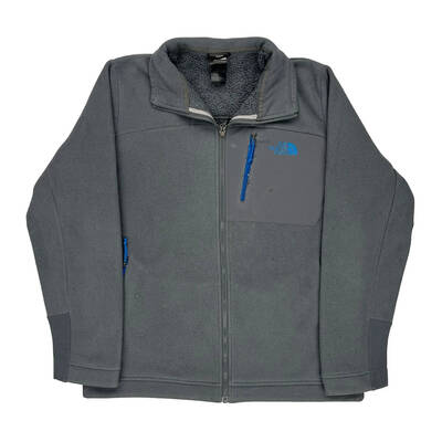 The North Face Fleece Jacket - Large Grey Polyester