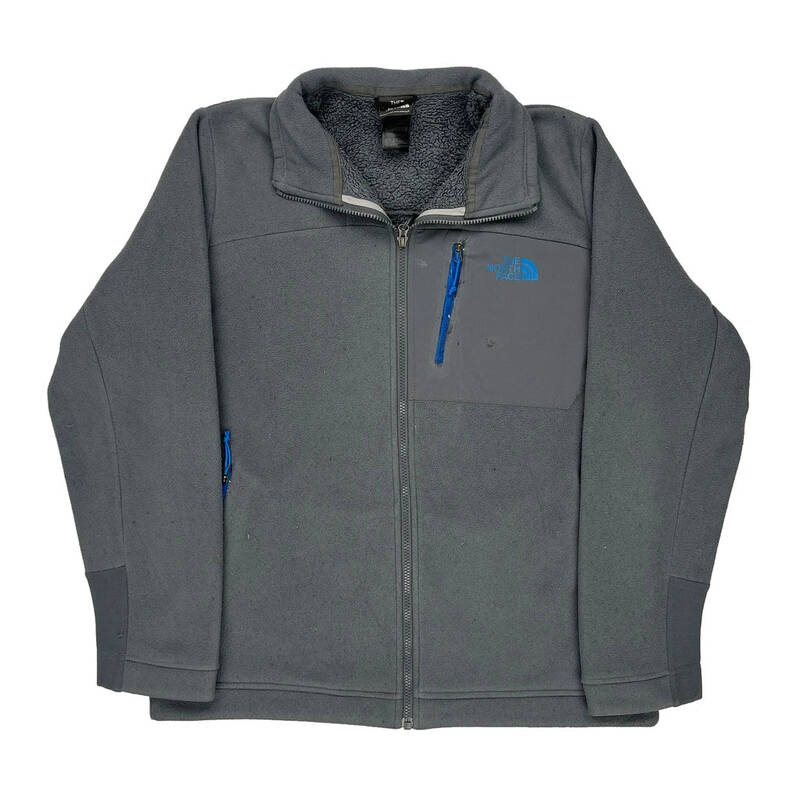 The North Face Fleece Jacket - Large Grey Polyester
