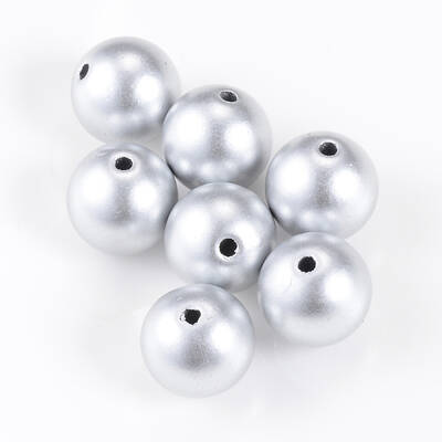 Matte Style Spray Painted Acrylic Beads
