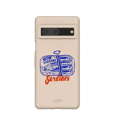 Seashell Sardines Google Pixel 7 Case