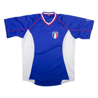 France 2006 Mens Football Shirt Jersey Blue L