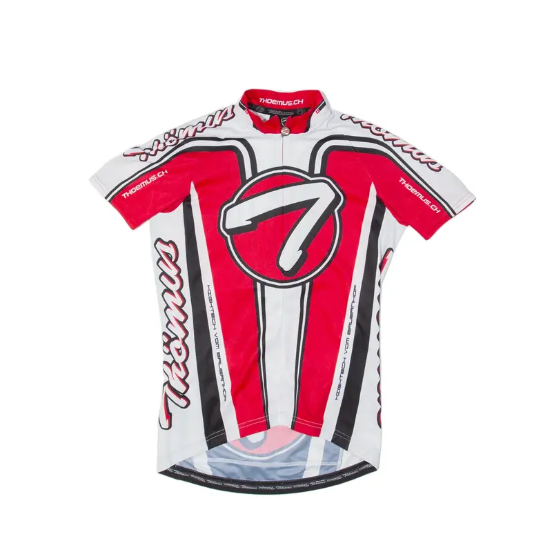 THOEMUS Cycling Mens Jersey White XS