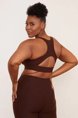 Chai Racerback Bra | Size: L | Color: Chai | Style: Extra Support