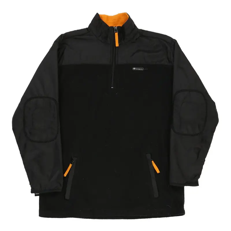 Vintage Champion Fleece - Small Black Polyester