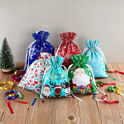 Kringle Express 55-Piece Festive Holiday Gift Bags & Tags Set