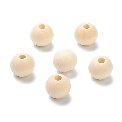 Natural Unfinished Wood Beads
