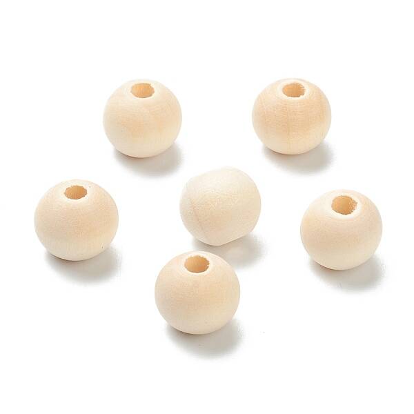 Natural Unfinished Wood Beads