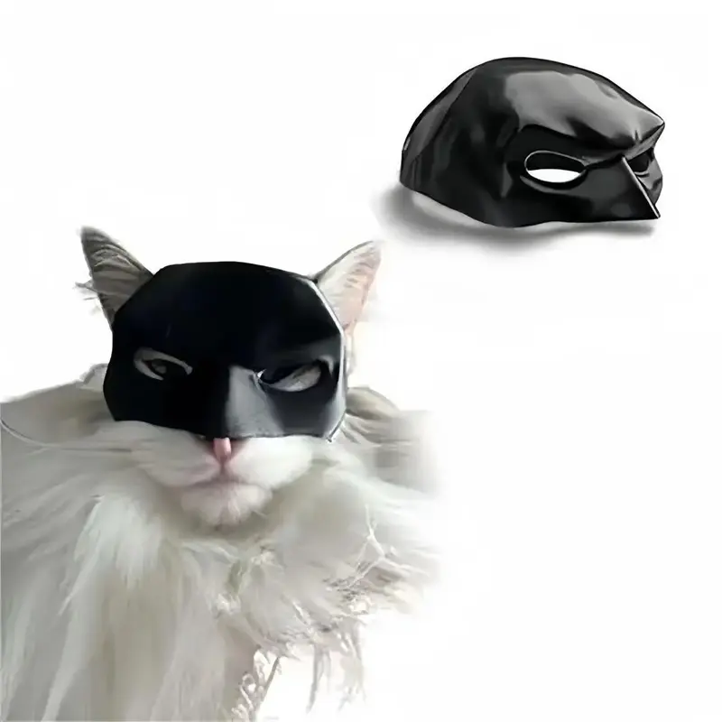 Bat Design Pet Mask, 1 Count Bat Cat Cosplay Decorated Pet Mask, Pet Costume Accessories, Pet Supplies for Dogs and Cats