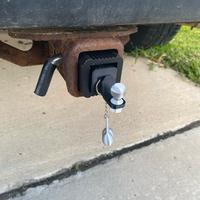 Mini Hitch for 1 1/4 Receivers - 1 1/4 Inch, Removable matching Nutz, Made from PETG Plastic for Weather Protection