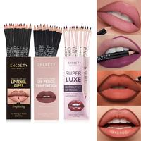 Summer Makeup, Matte Lip Liner Set, Waterproof Long-lasting Pencil, Easy Coloring Lip Liner Pen for Daily Use, Professional L...