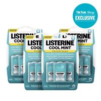 Listerine Cool Mint Pocketpaks Dissolving Breath Strips 3 Pack, 72ct total, Zero Sugar, Zero Alcohol, #1 Recommended Mouthwas...