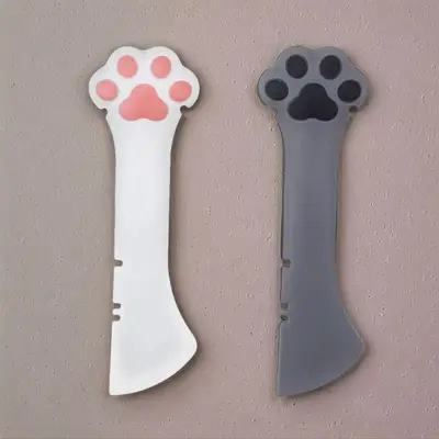 Pet Can Spoon, 1 Count Pet Can Food Feeder Spoon with Cover, Pet Feeding Supplies, Dog & Cat Accessories, Dog & Cat Feeding S...