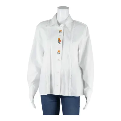 YOUR SIXTH SENSE Button-Up White Collared Long Sleeve Womens UK 16